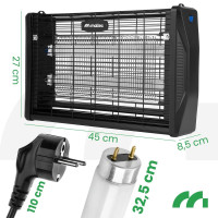 Пастка для комах до 150 м кв. Мухоловка Maltec MasterKiller 20W
